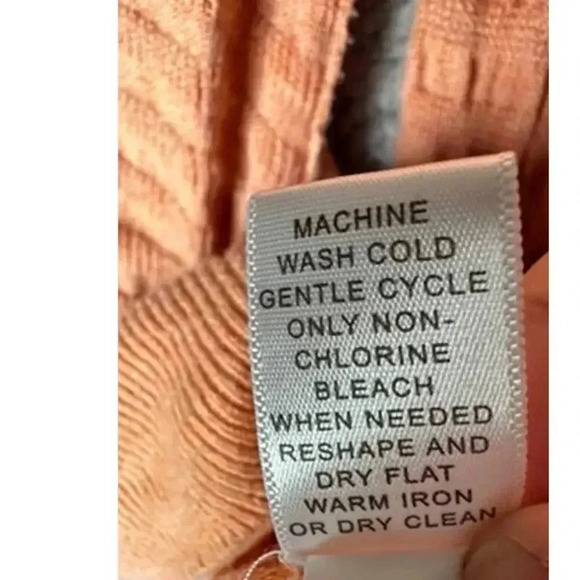 Banana Republic Women's Sweater / Tank Set Medium Ruffle Collar Orange Gray‎ - Picture 5 of 10